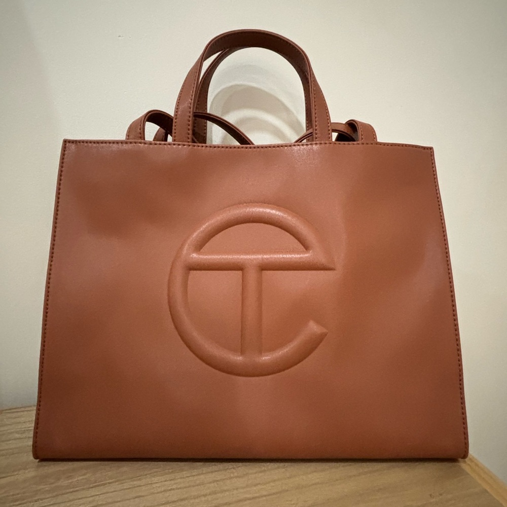 Telfar Tan Medium Shopping Bag